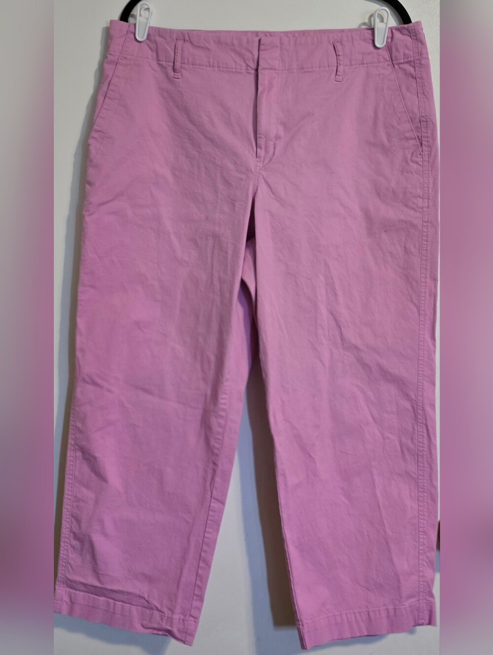 A New Day Pink Stretch Capri Pants Women’s Size 16 Cropped Cotton Blend